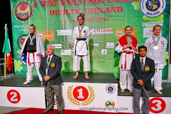 Radnti Bettina - kumite Vilgbajnoki 3. helyezett (Open)