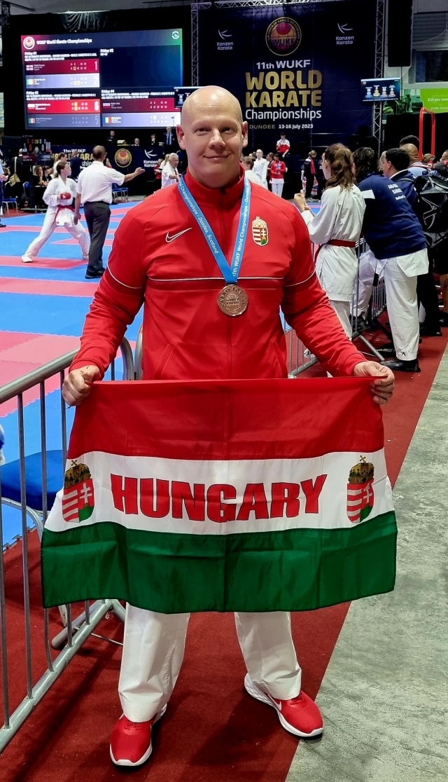 Pnzes Tams - Felntt kumite +85 kg vilgbajnoki bronzrmes