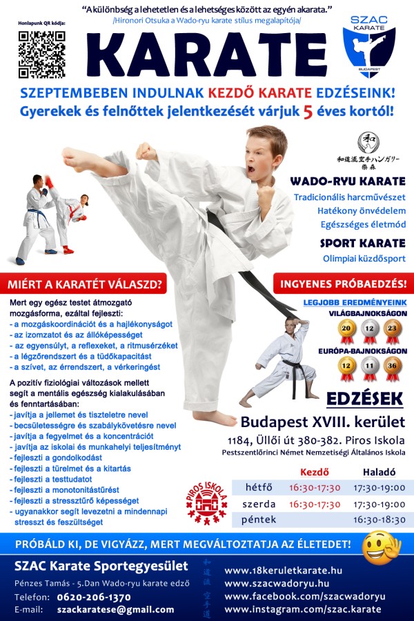 SZAC Karate SE. - Plakt 2023