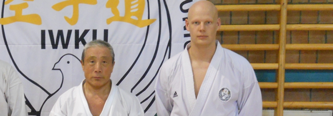 Shibamori Kando Shihan (9. Dan) s Pnzes Tams Sensei (4. Dan)