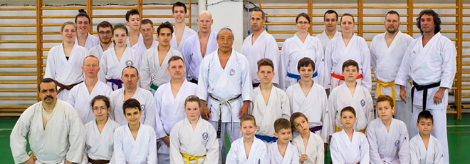 Shibamori Kando Shihan (9. Dan) szeminriuma a SZAC KSE rsztvevőivel